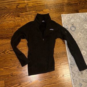 Patagonia Black Quarter-Zip Sweatshirt